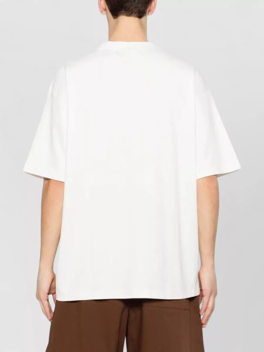 Drôle De Monsieur Cafe Graphic Logo Relaxed Fit T Shirt