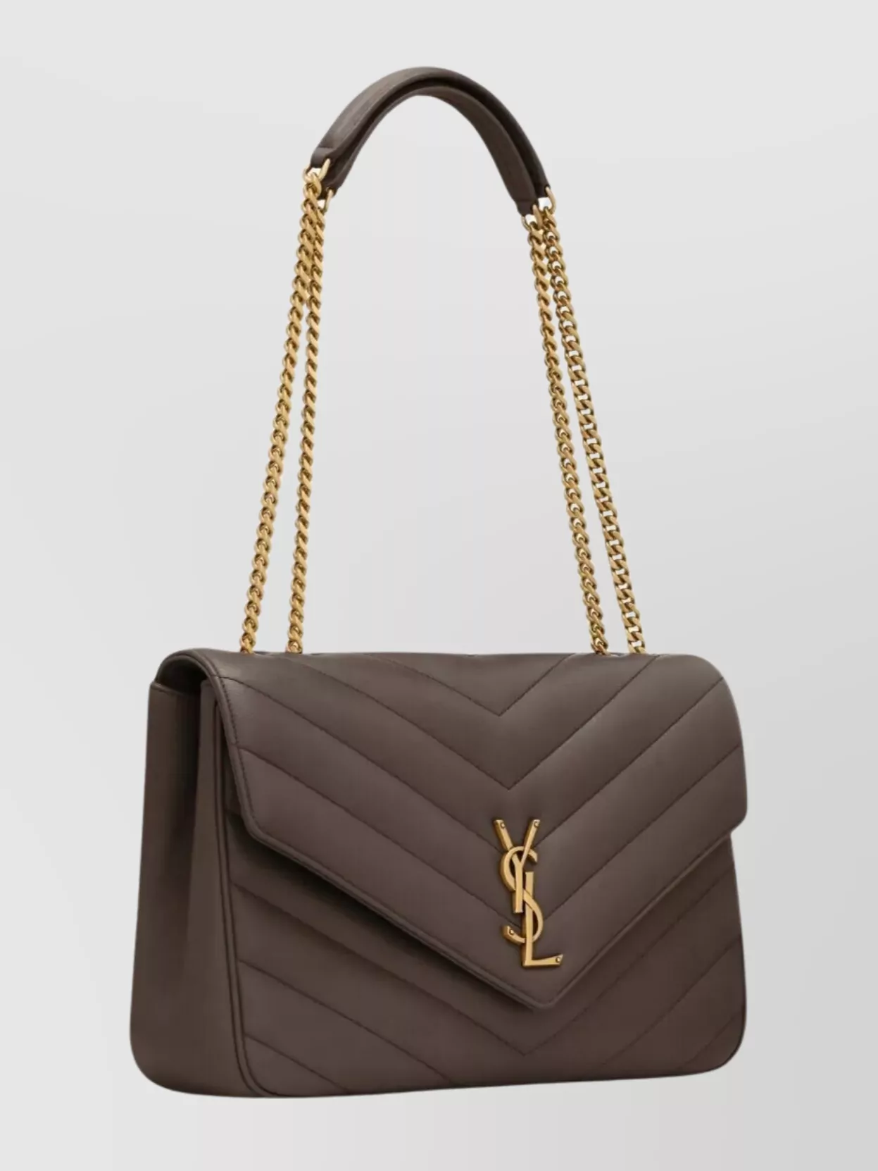 Saint Laurent Large Matelassé Lambskin Shoulder Bag