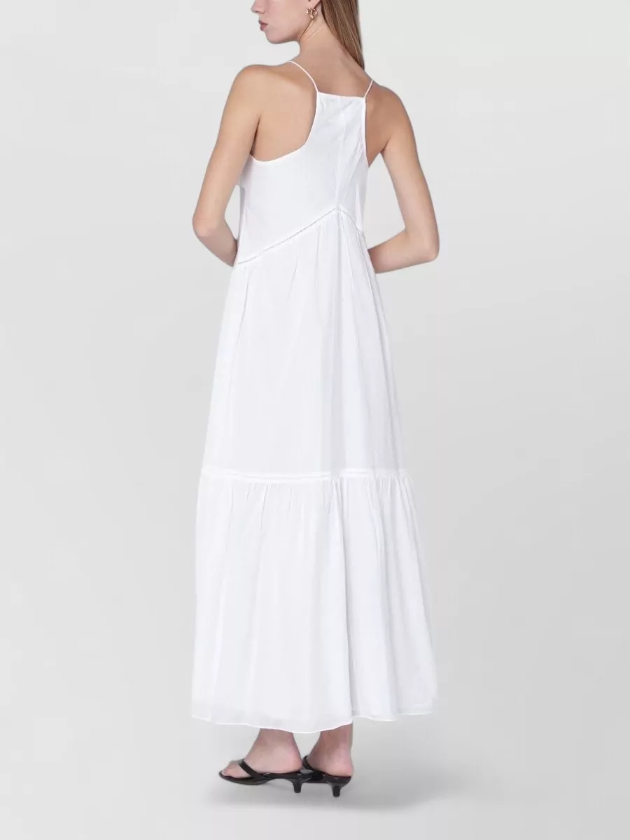 Isabel Marant Etoile Vasma Cotton Voile Dress Maxi Backless