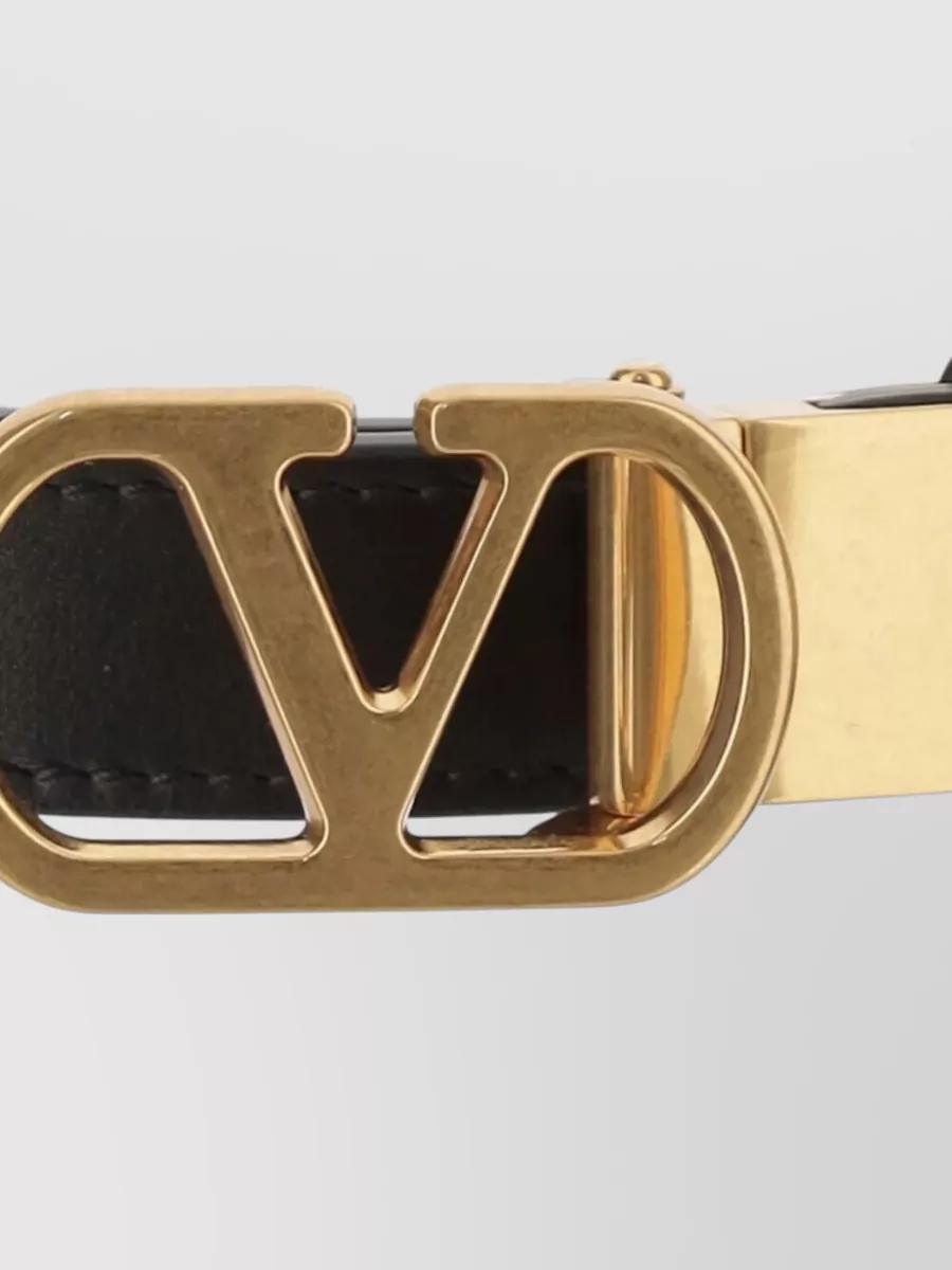 Valentino Garavani Reversible Vlogo Signature Leather Belt 20