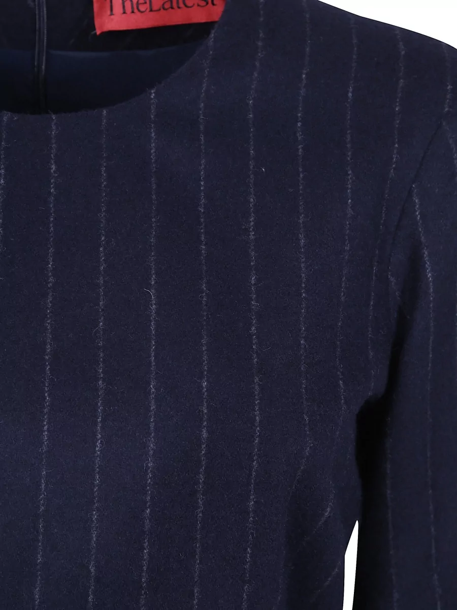 Thelatest Wool Ribbed Round Neck Sweater