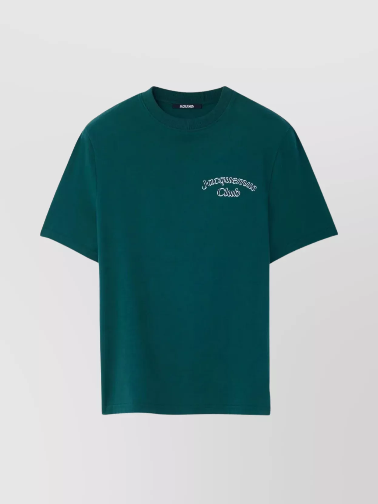 Jacquemus The Club T-shirt Embroidered Logo In Green