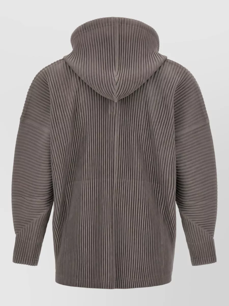 Homme Plisse Issey Miyake Polyester Hooded Jacket