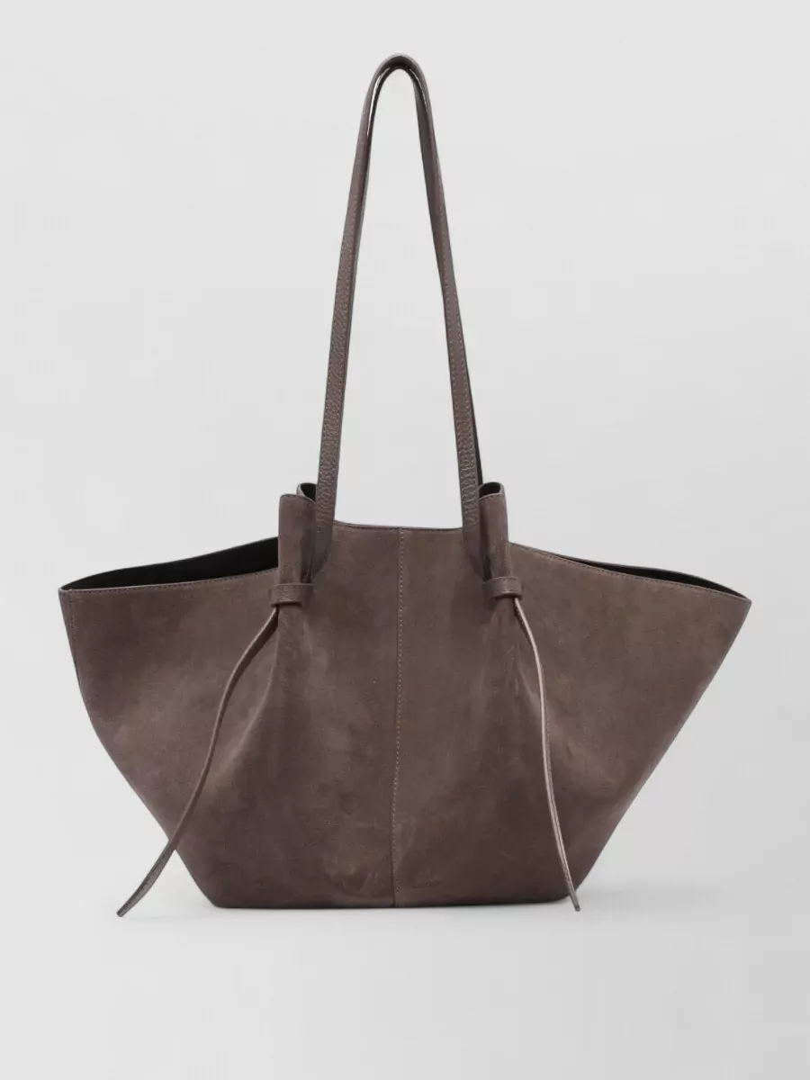 Yuzefi mochi large leather shoulder bag