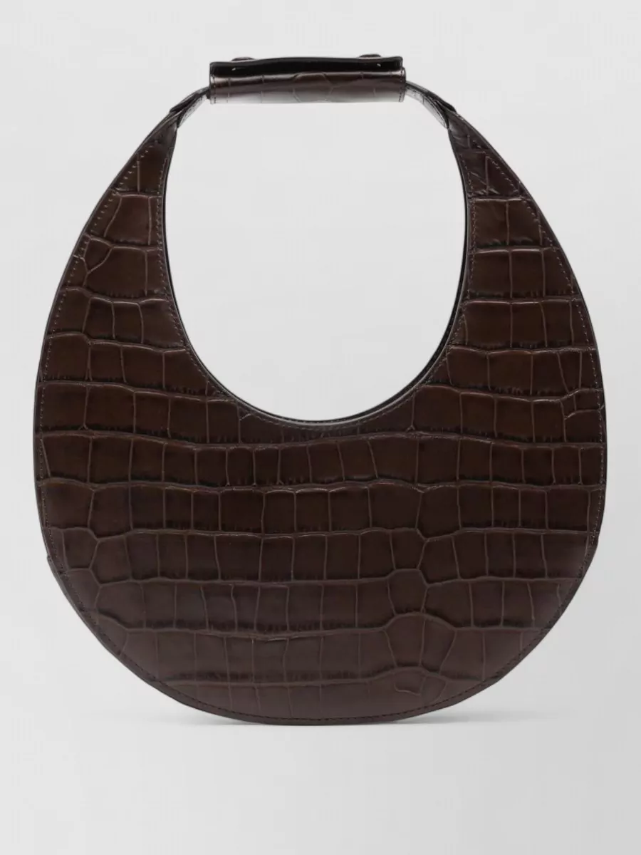 Staud Moon Leather Shoulder Bag