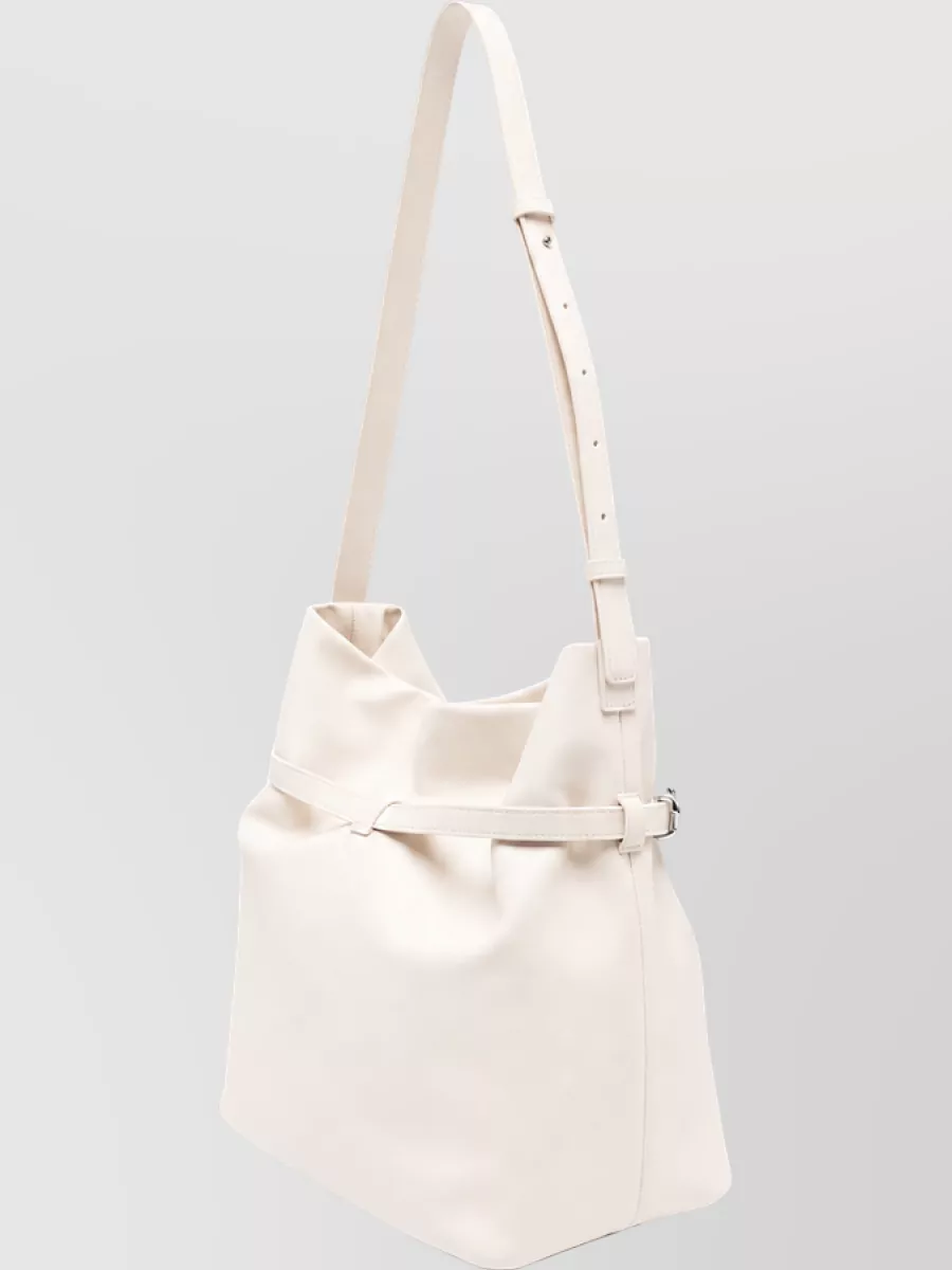 Emporio Armani Leather Bucket Shoulder Bag