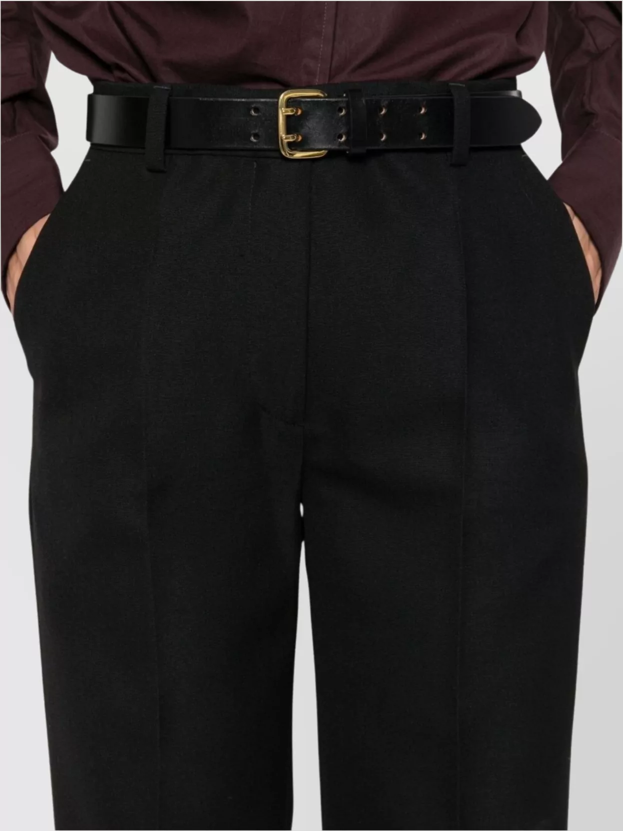 Totême Tailored Wool Blend Trousers