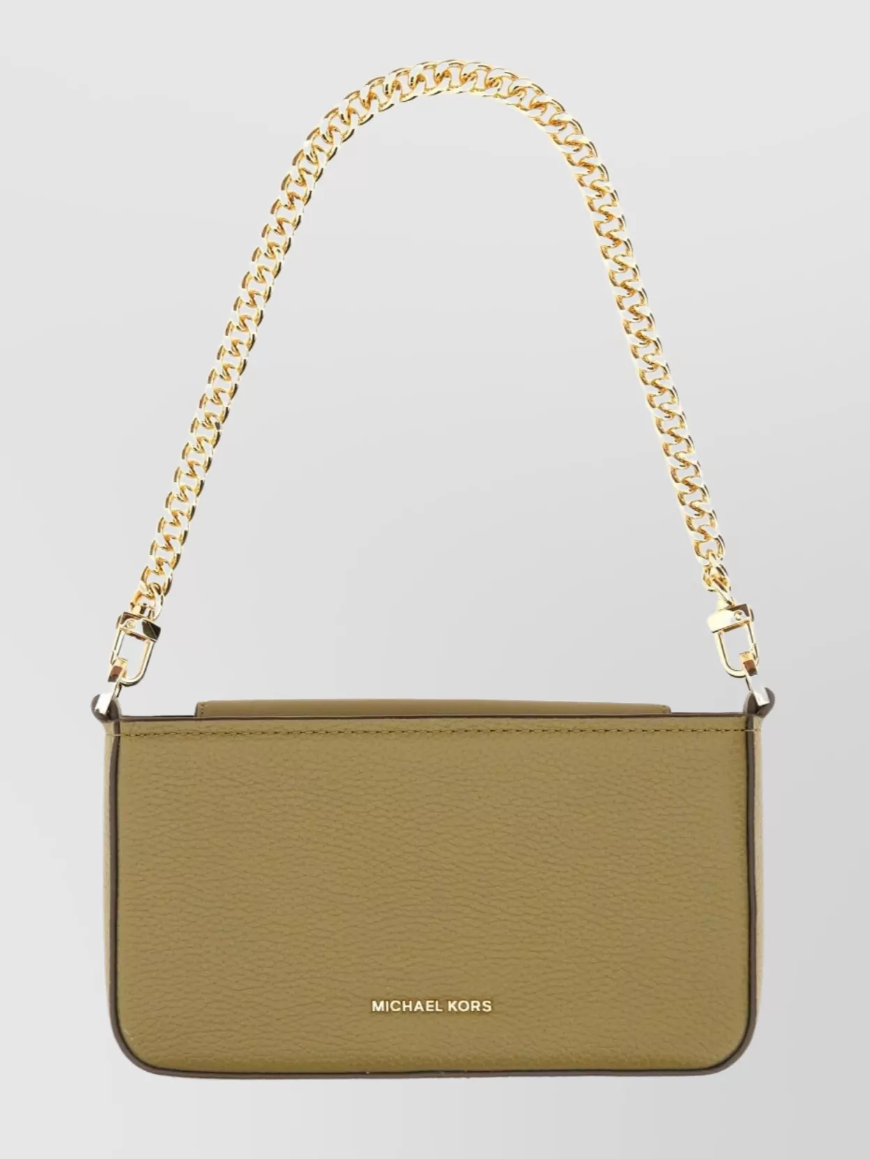 Michael Kors "bryant" Rectangular Clutch Bag With Adjustable Chain Strap