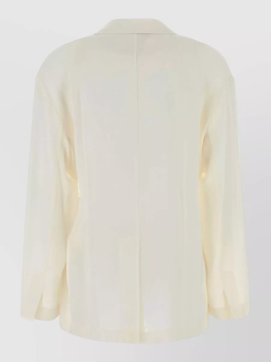 Brunello Cucinelli Silk Single-Breasted Blazer