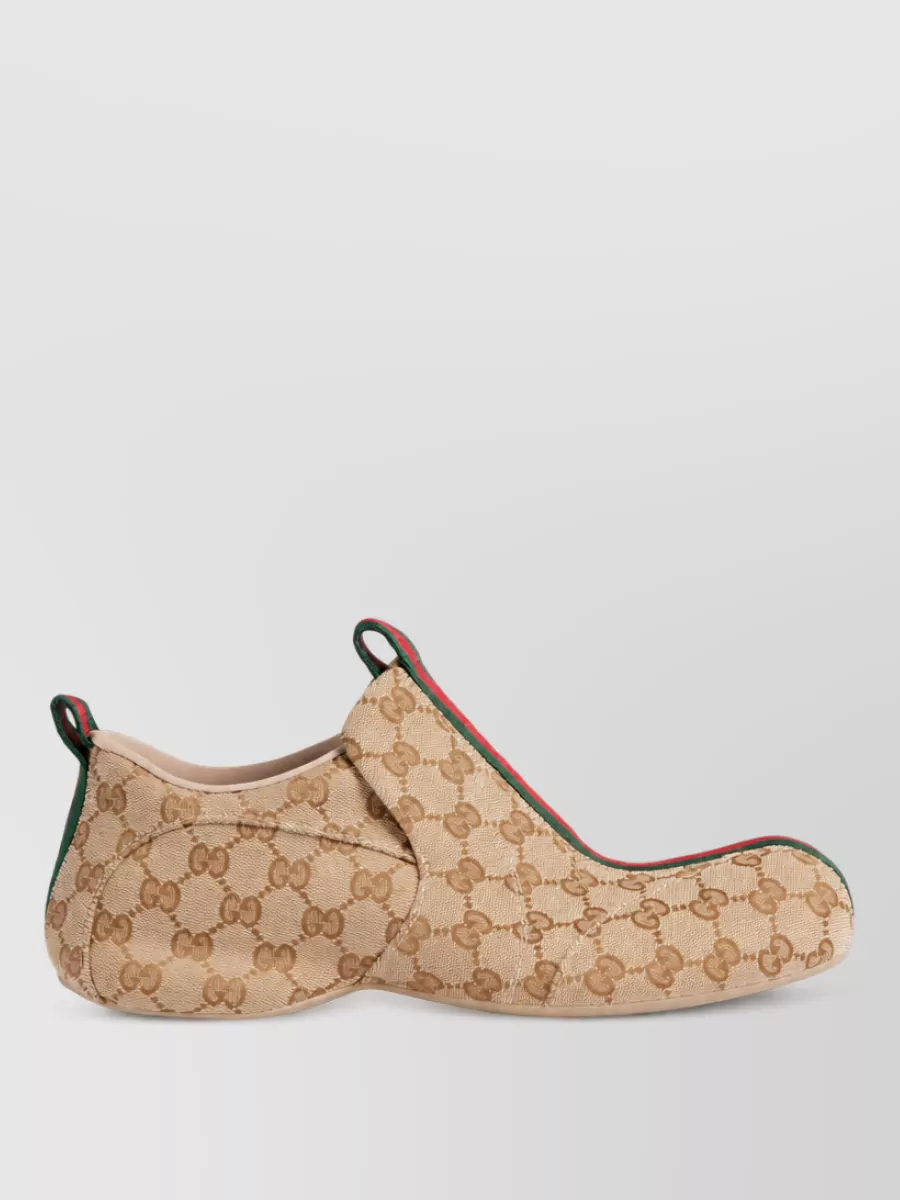 Gucci Logo-Print Loafers