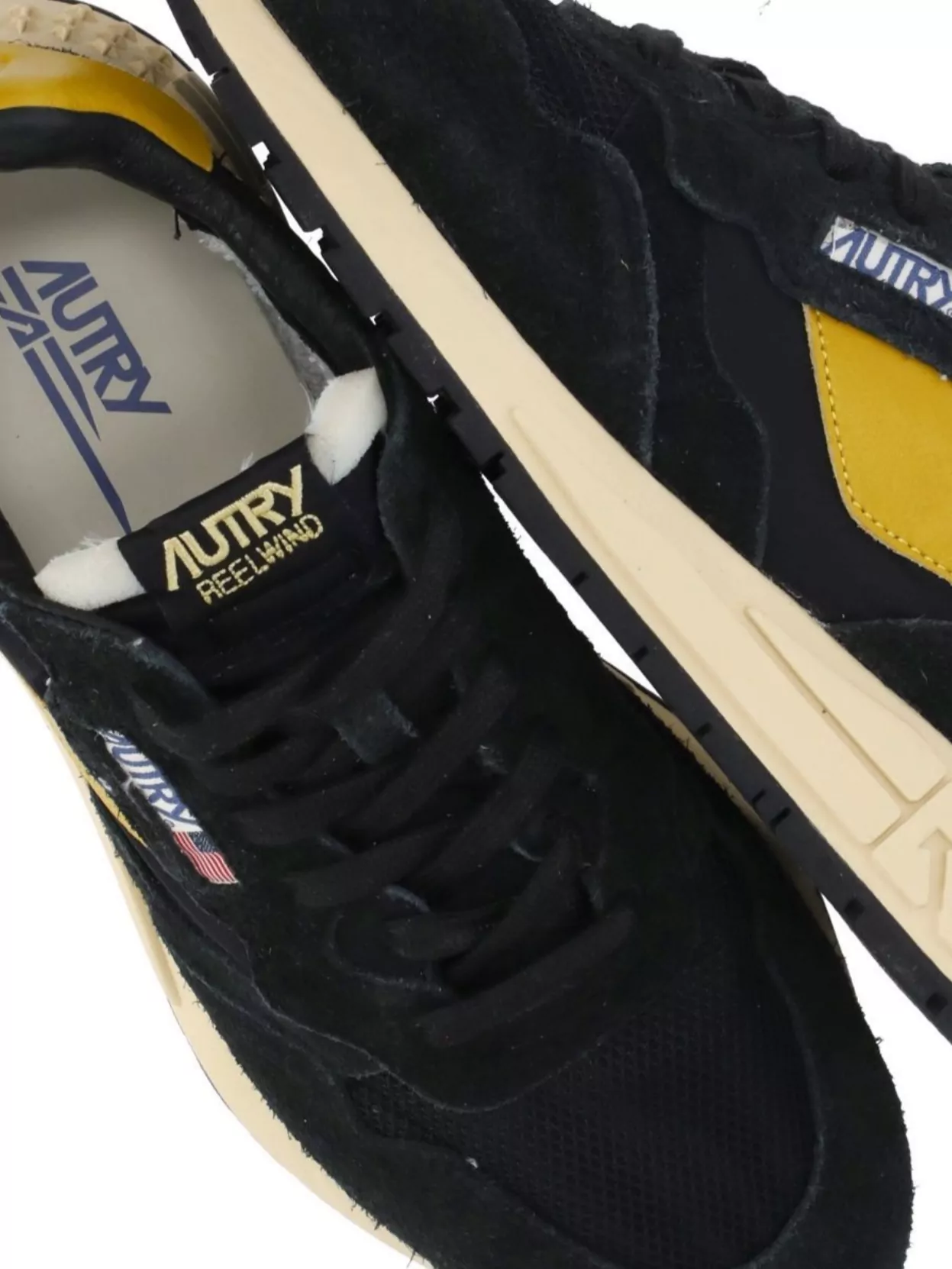 Autry Low Top Leather Sneakers With Lettering Detail