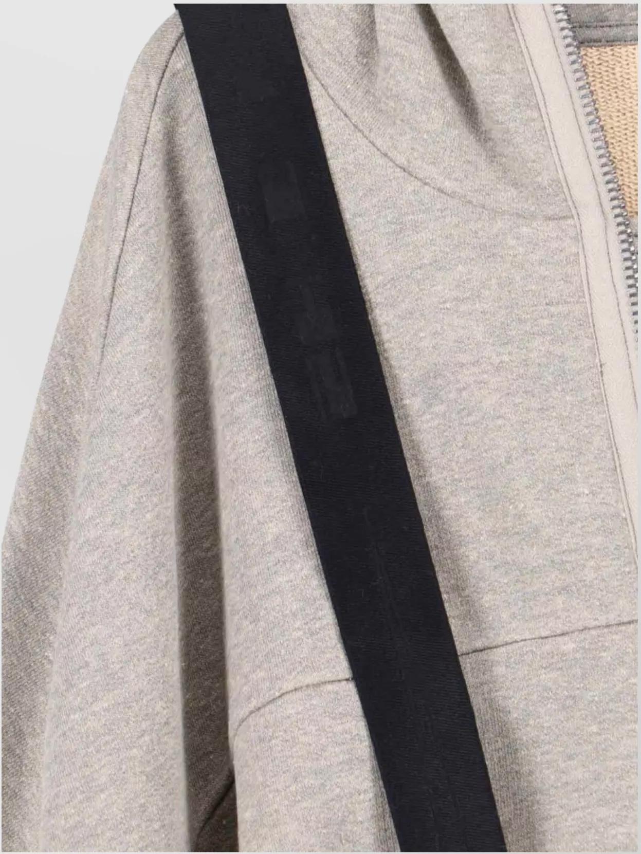 Rick Owens Drkshdw Cropped Hooded Long Sleeve Knit Sweatshirt