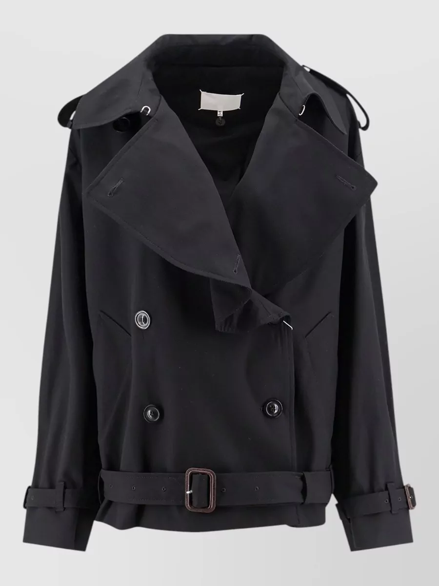 Maison Margiela Double-Breasted Mini Trench Coat
