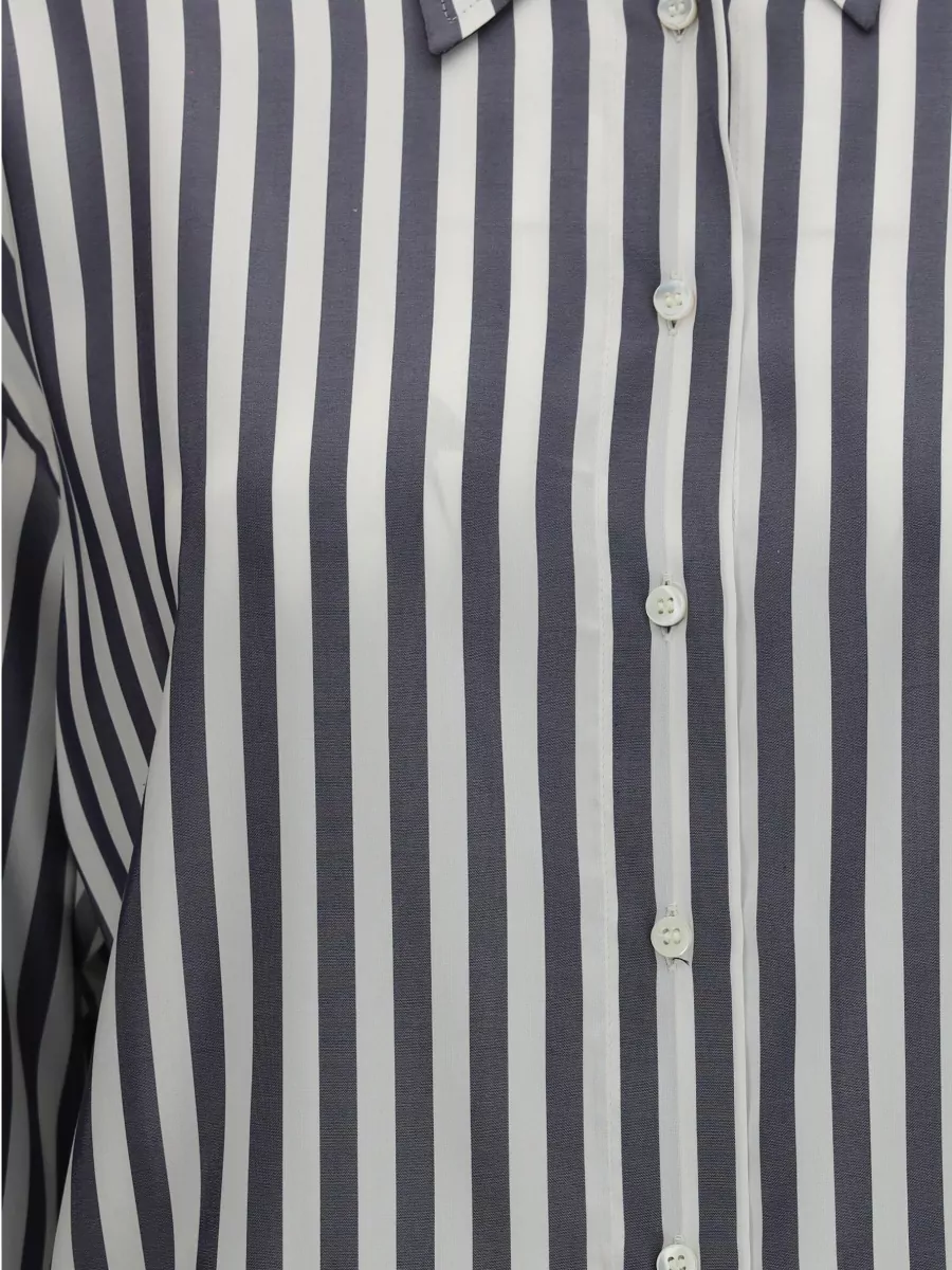 Brunello Cucinelli Silk Striped Shirt