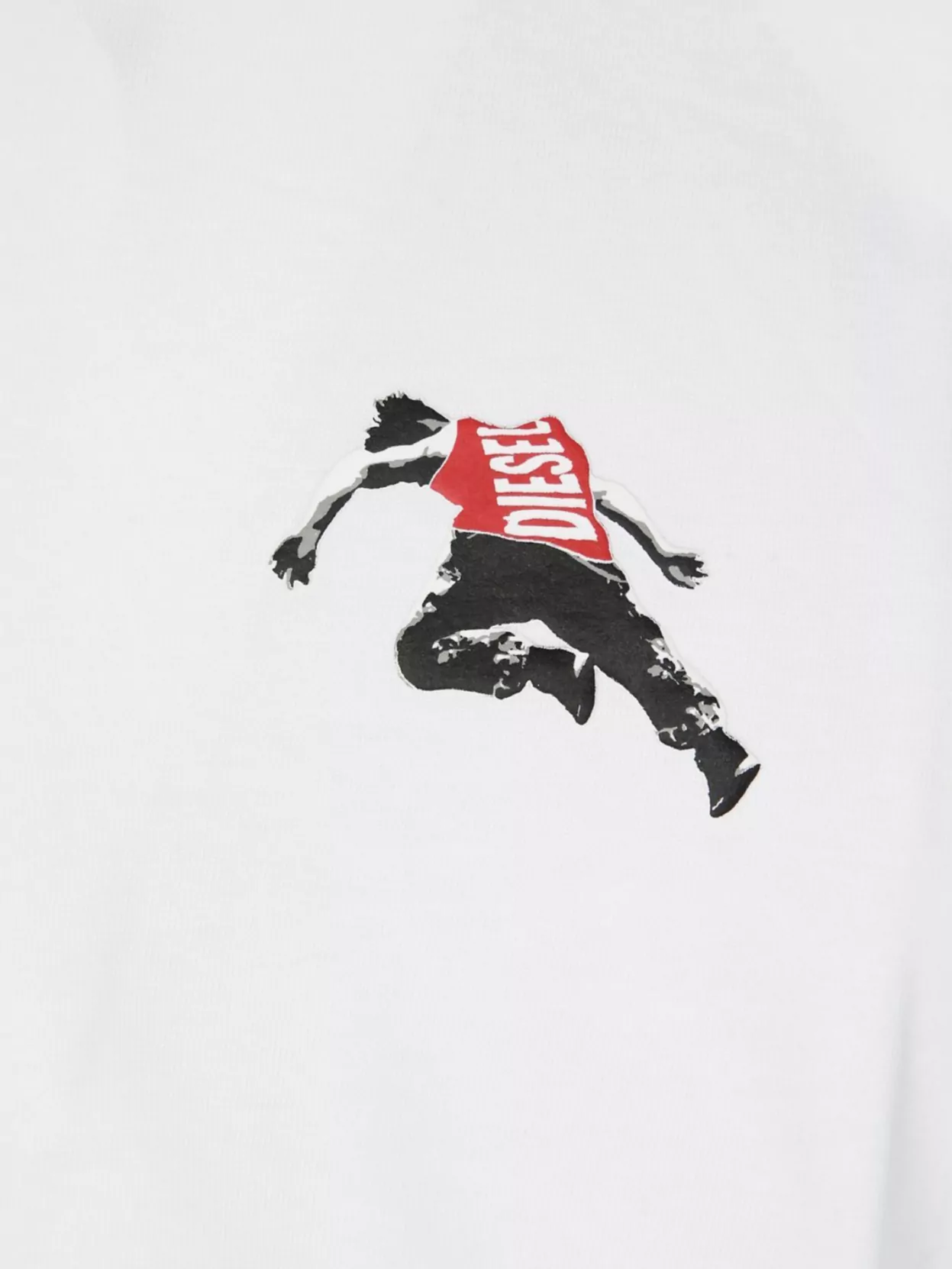 Diesel Graphic Print Crew Neck Short Sleeves T-Shirt