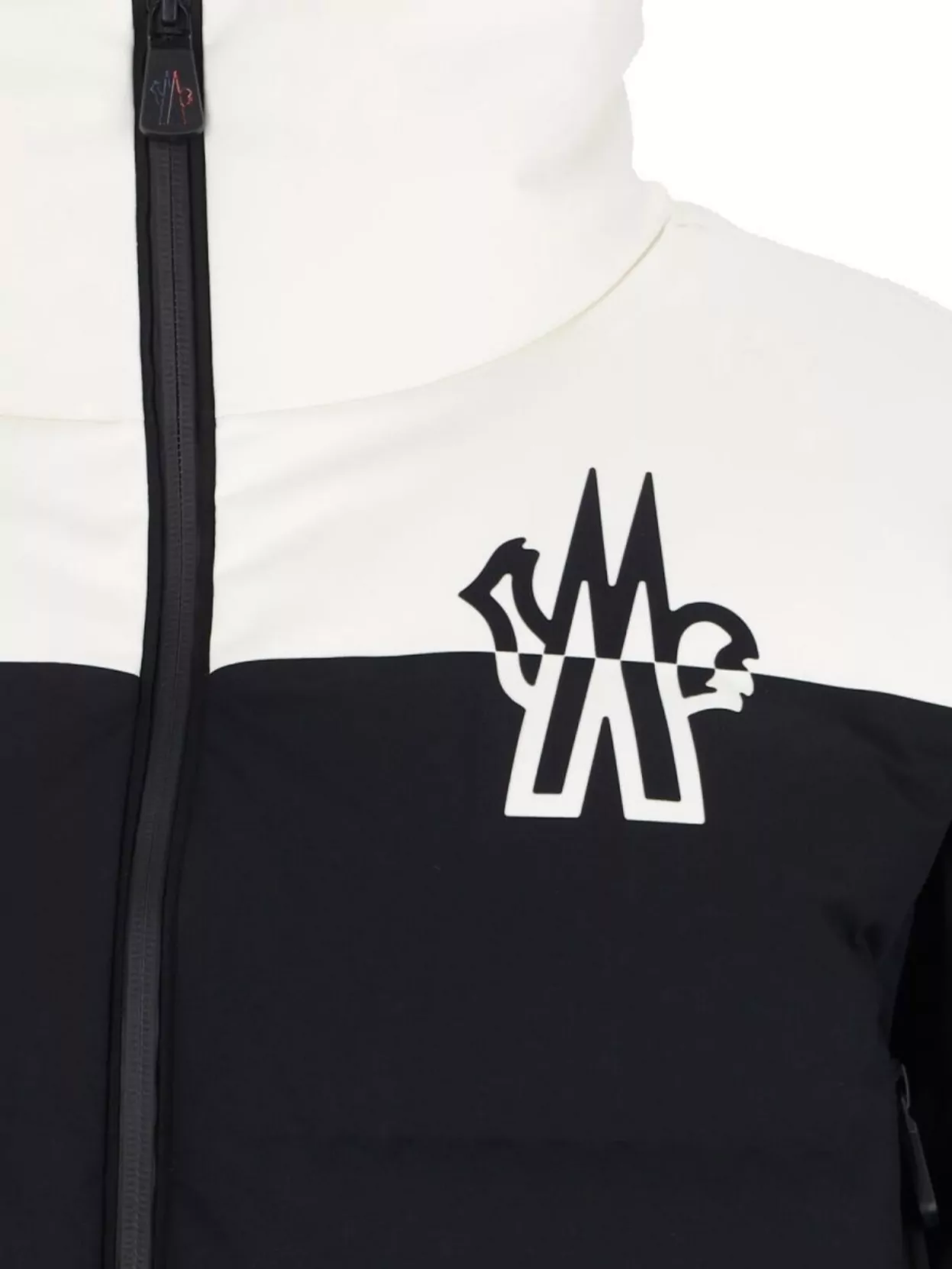 Moncler Grenoble Block Design High Collar Long Sleeves