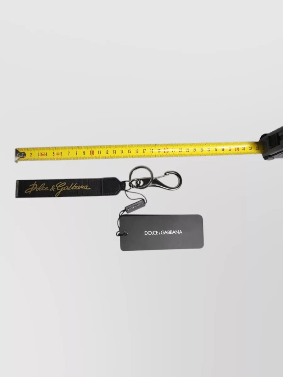 Dolce&Gabbana Logo Nylon Keychain