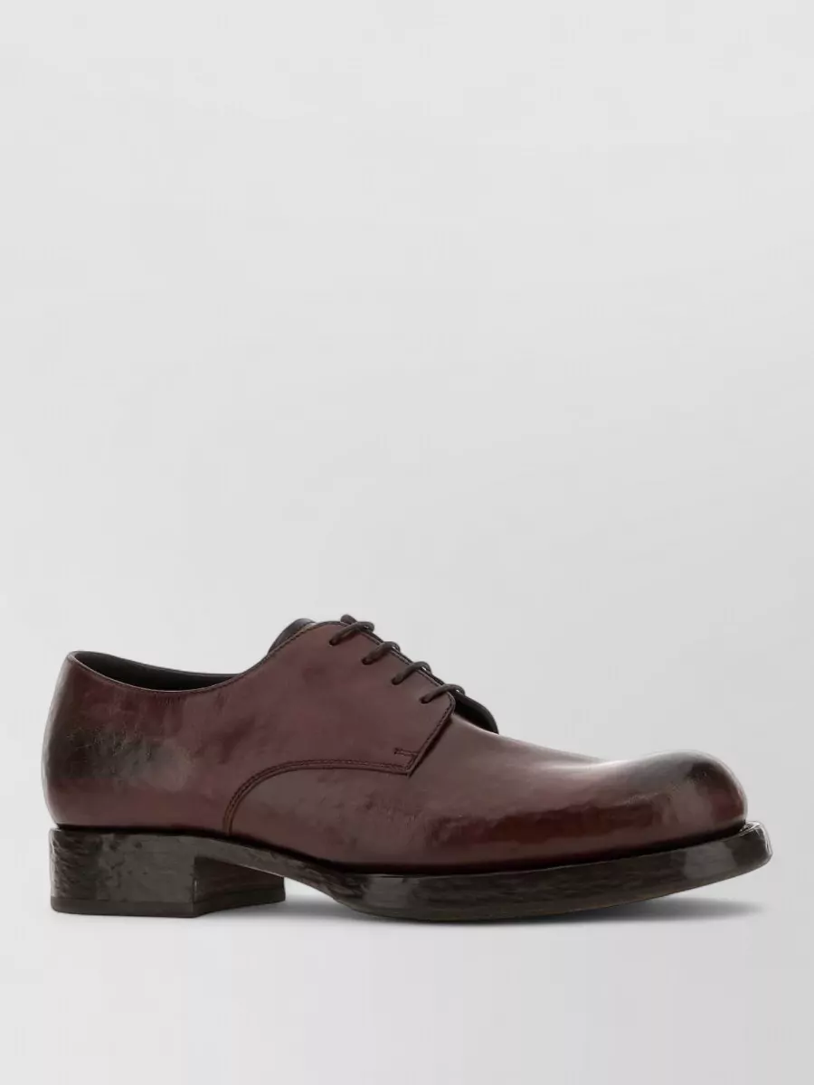 Prada leather derby shoes