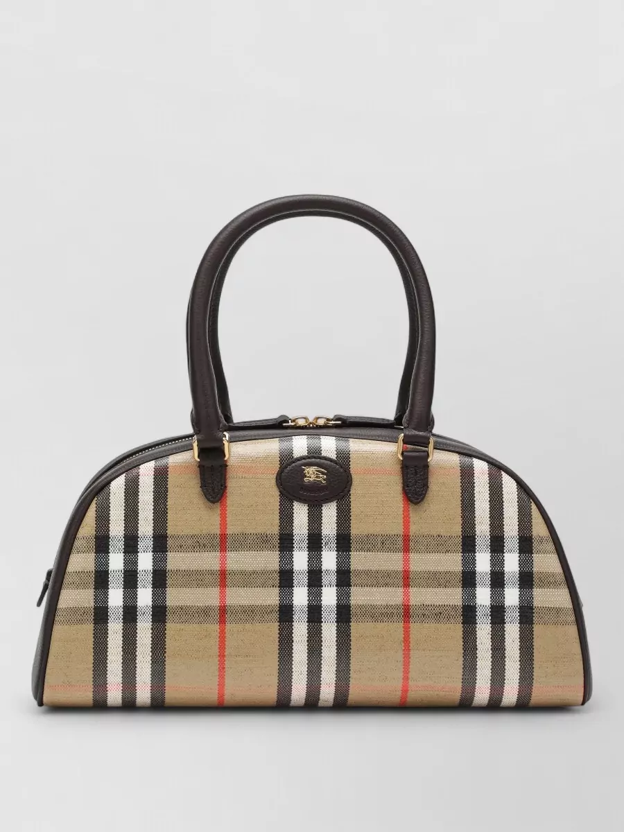 Burberry highlands cotton shoulder bag