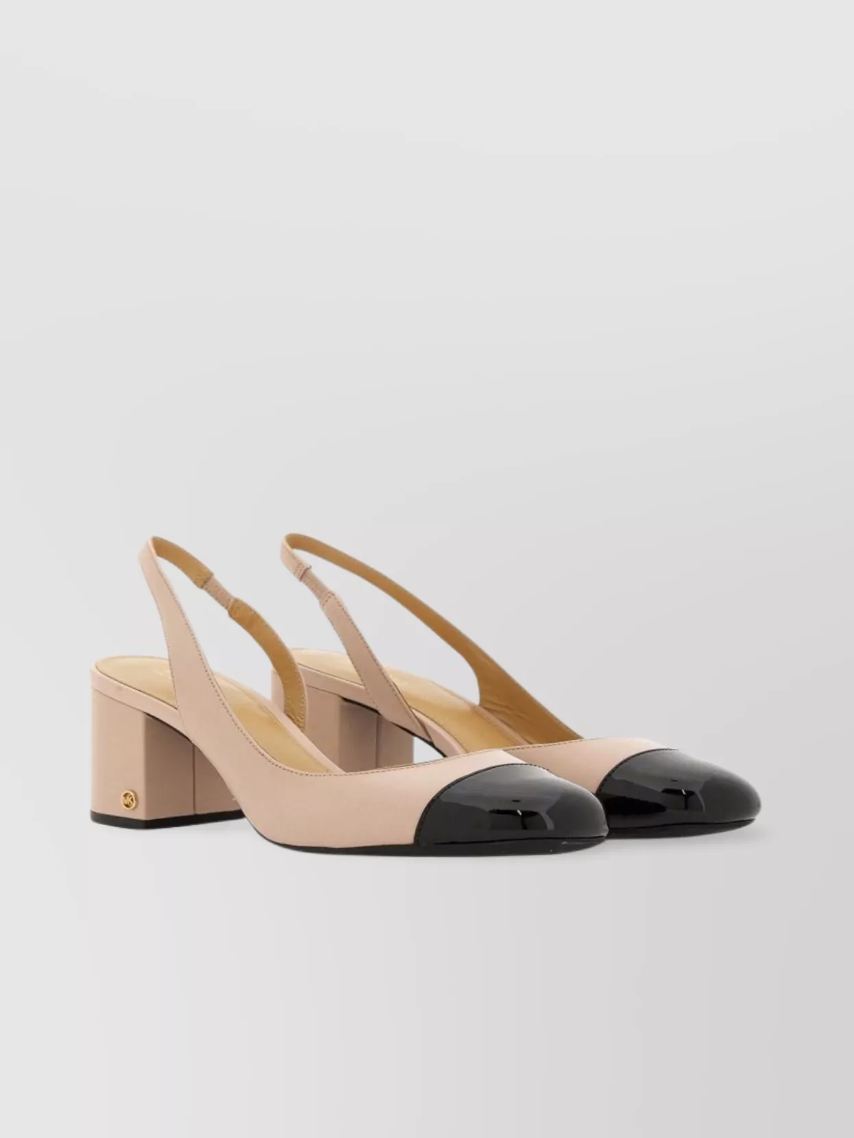 Michael Kors "pearl" Block Heel Round Toe Pumps