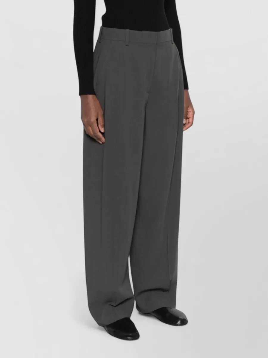 Totême High-Rise Wide-Leg Suit Trousers