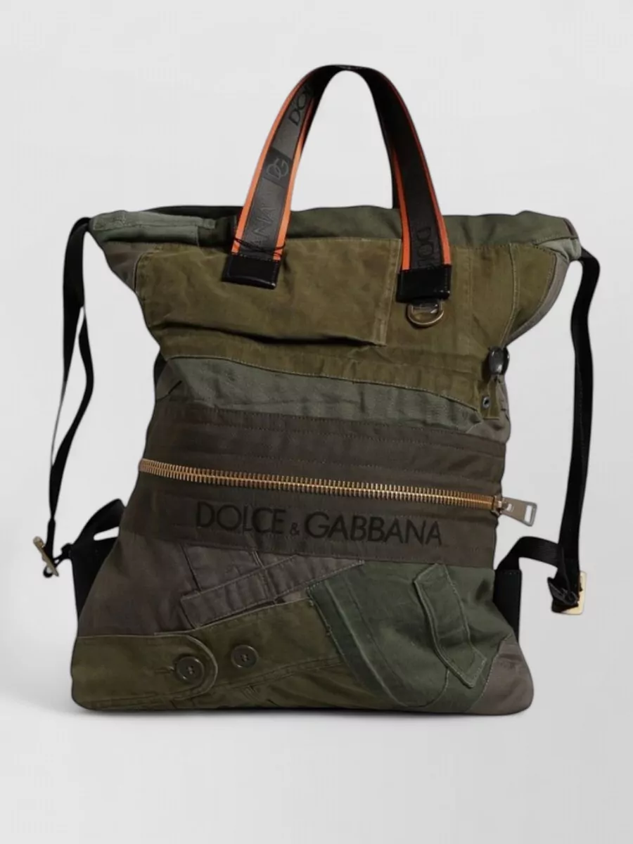 Dolce&Gabbana cotton patchwork backpack