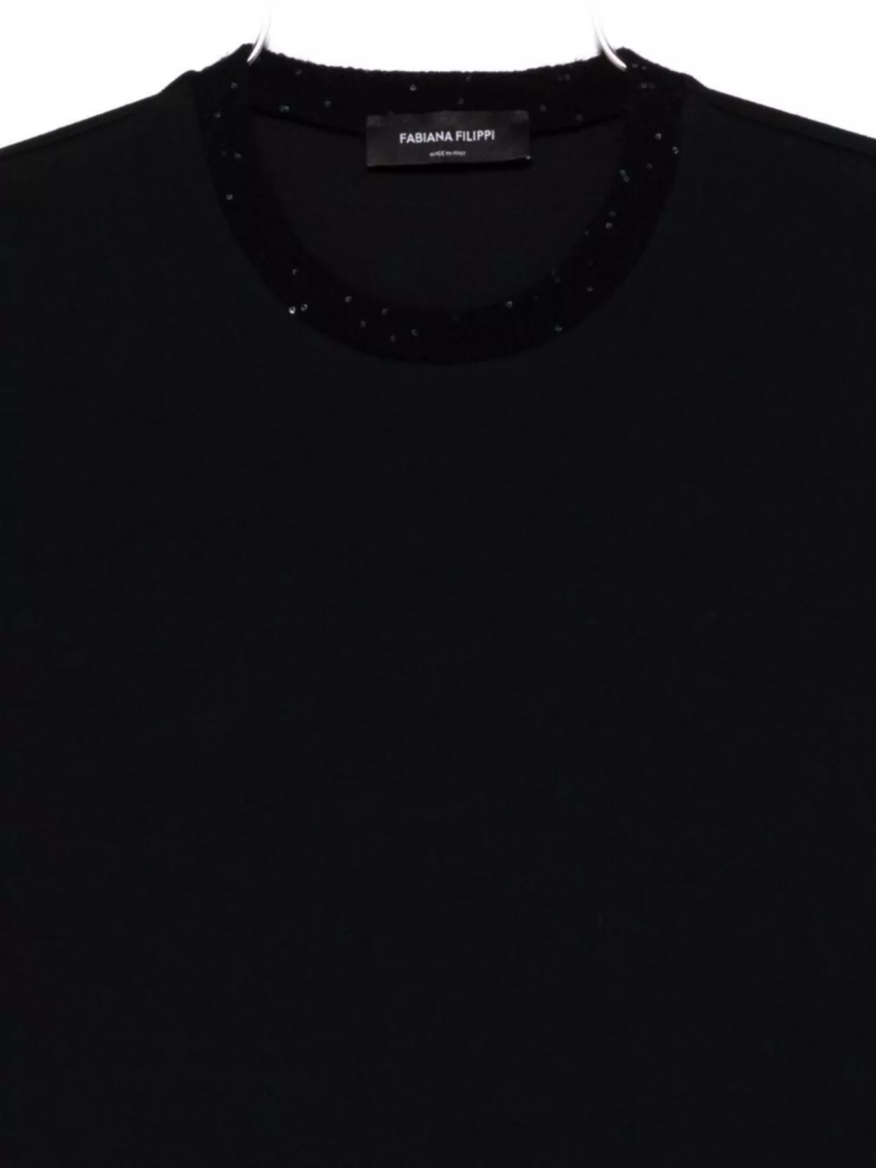 Fabiana Filippi Short Sleeve Top Featuring Sequin Detail