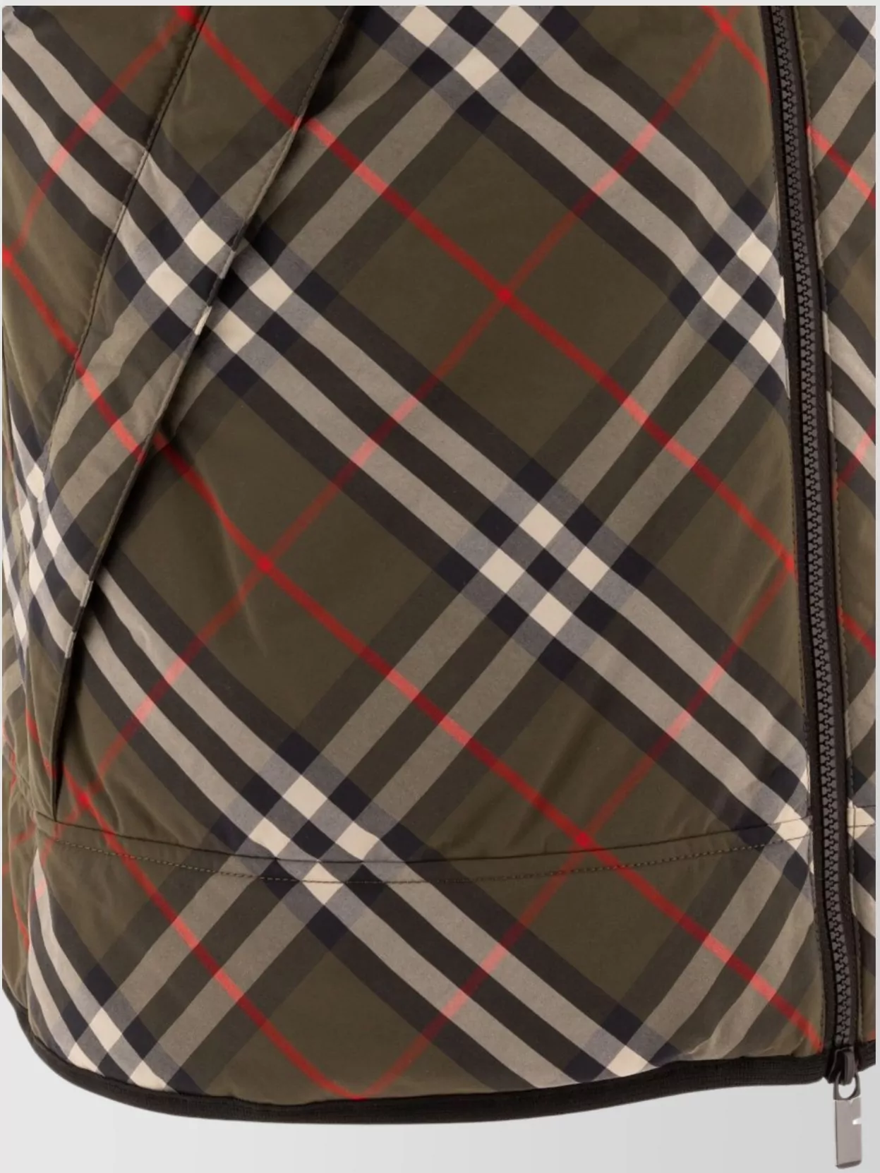 Burberry Quilted High Collar Sleeveless Jacket