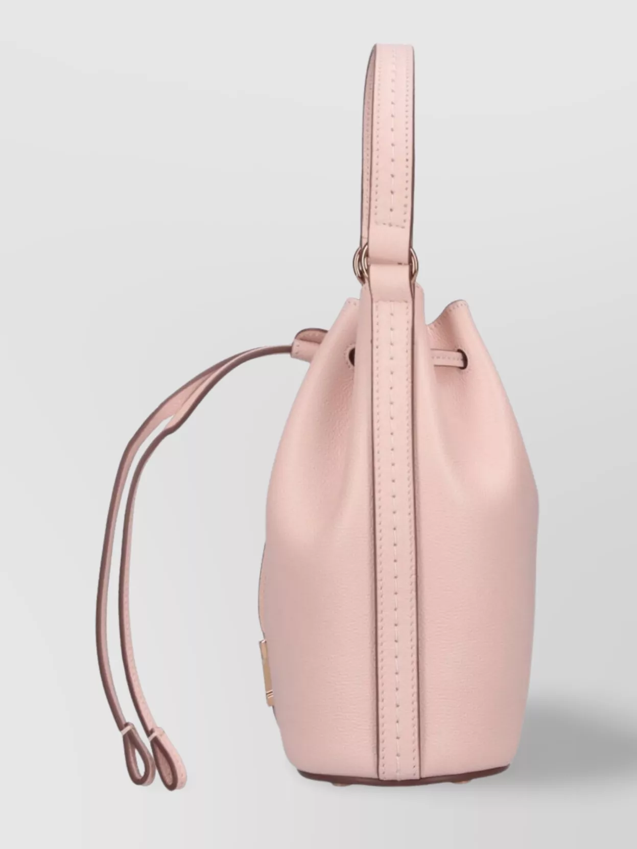 Tod's Bucket Bag With Top Handle And Adjustable Strap In Pink