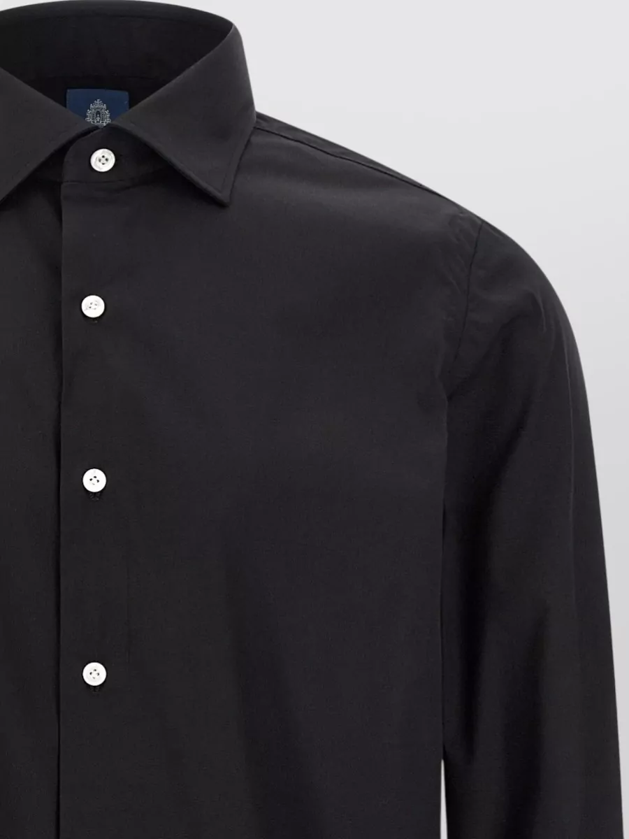 Finamore Cotton Napoli Long-Sleeve Shirt