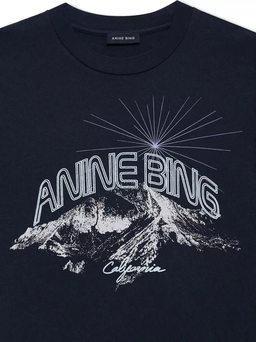 Anine Bing Walker California Crew Neck Graphic T-Shirt