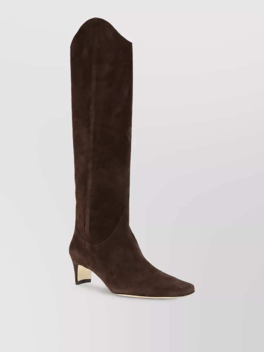 Staud leather high heel boots
