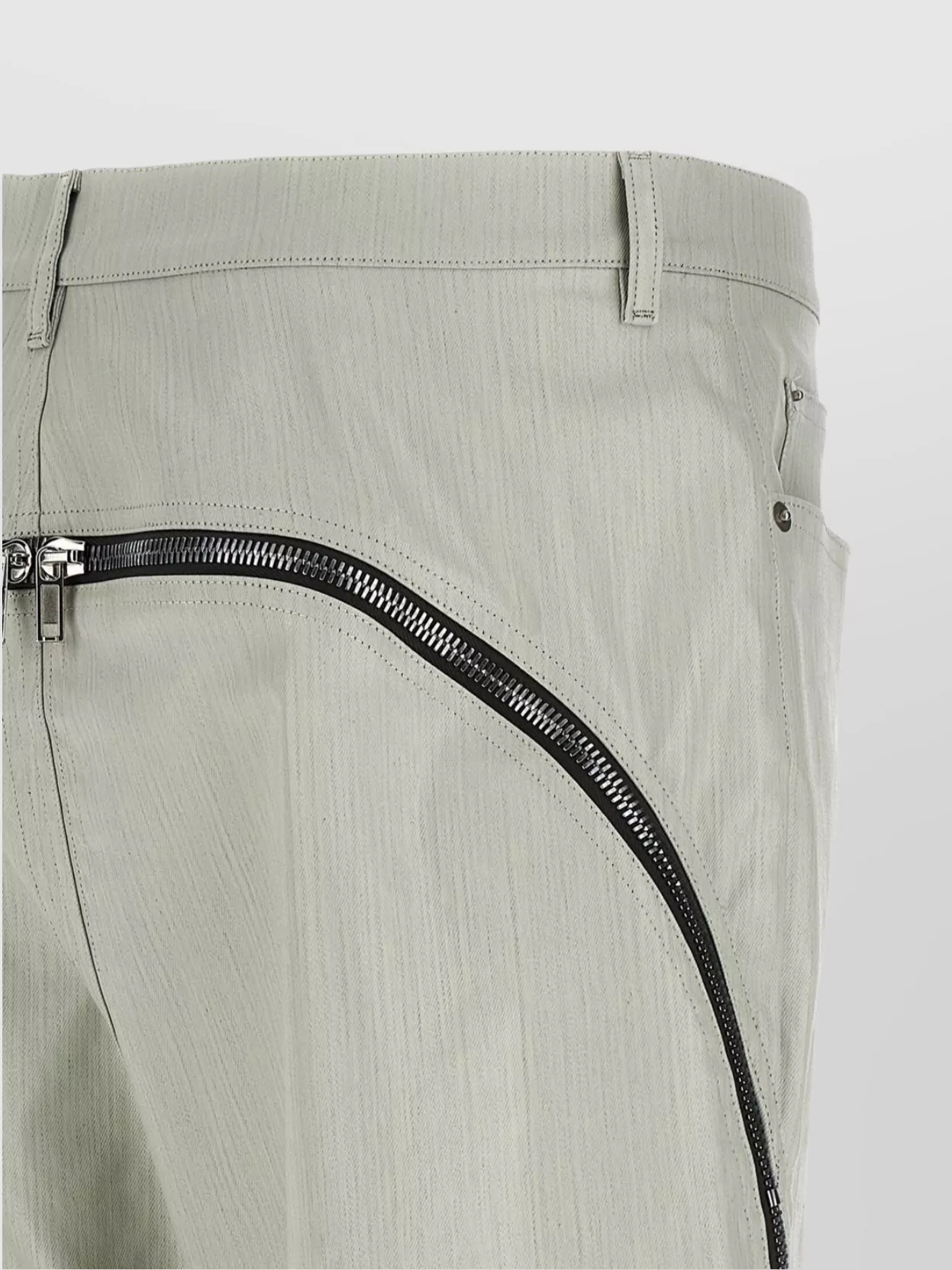 Shop Rick Owens 'banana Bolan' Denim Trousers