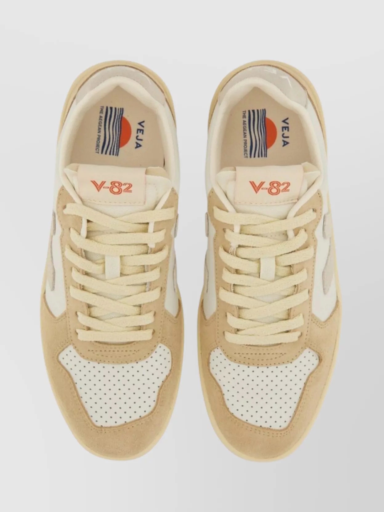 Veja Low-Top Sneakers With Perforated Detailing And Rubber Sole