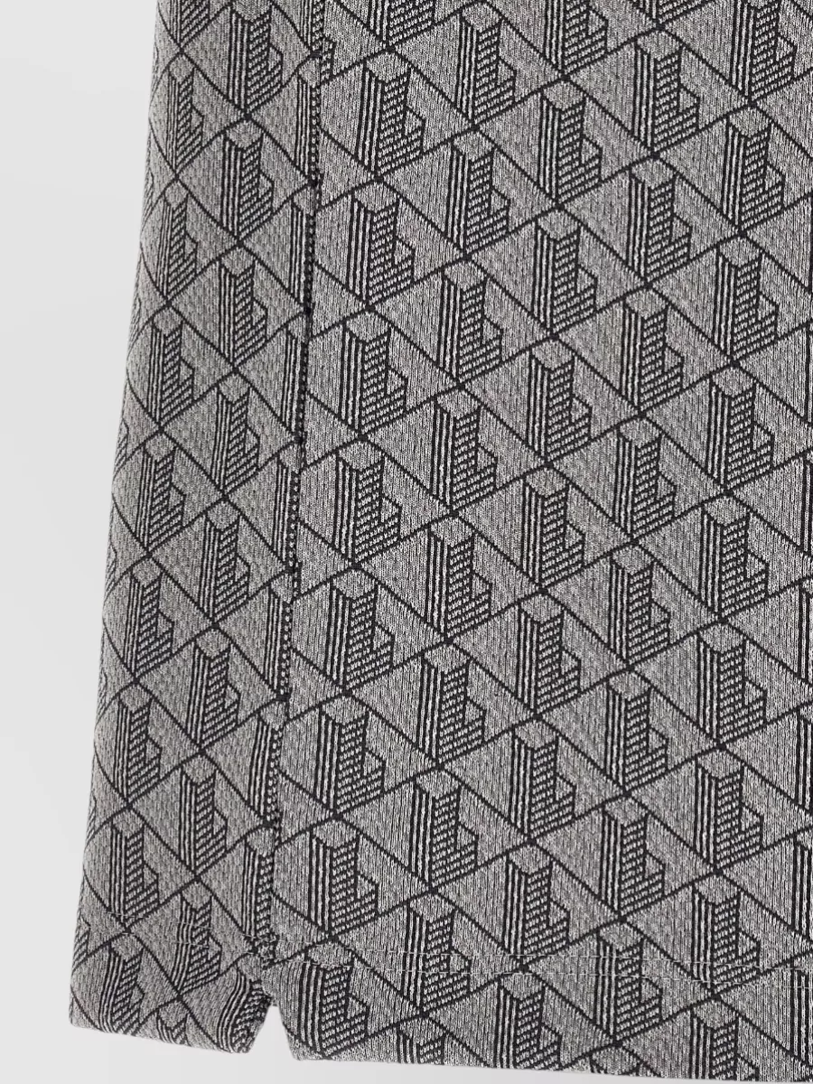Lacoste Ribbed Jacquard Polo Shirt