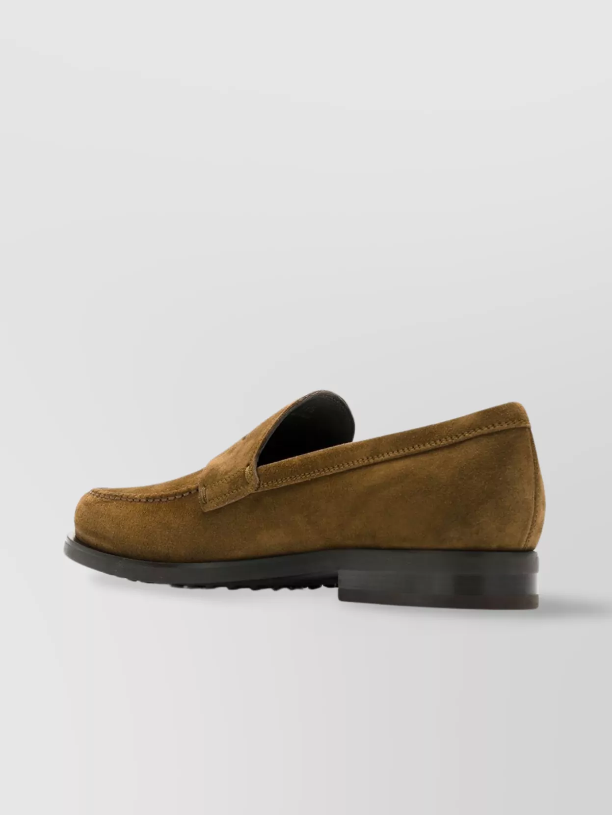 Tod's Almond Toe Suede Leather Penny Strap Loafers