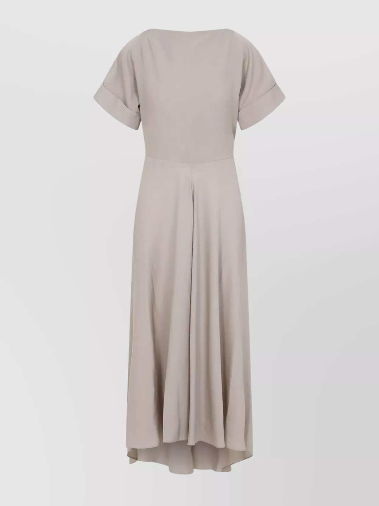Giorgio Armani Boat Neck Flared Skirt Dress