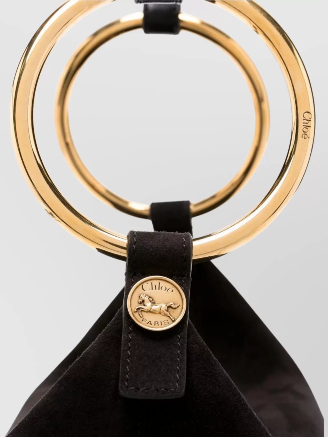 Chloé Chloe Bracelet Small Suede Shoulder Bag