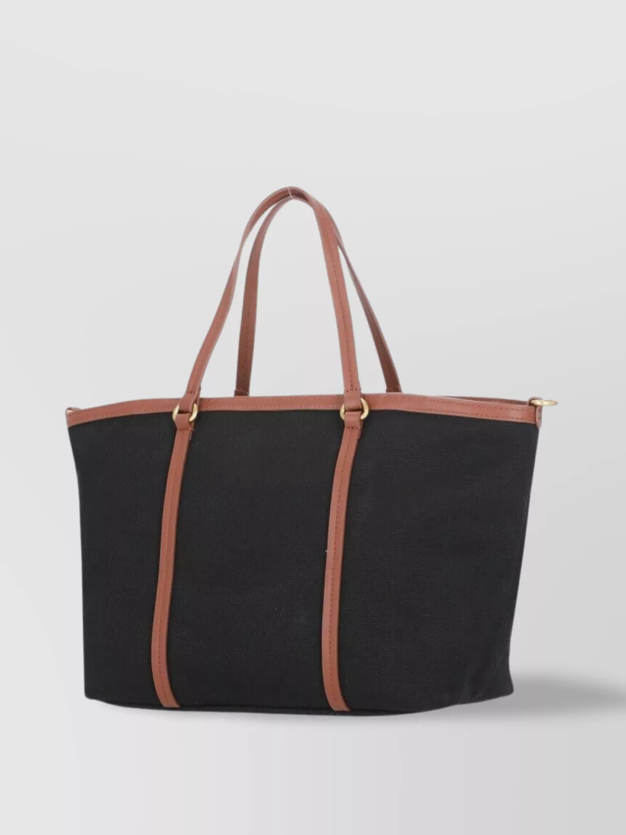 Pinko Cotton Handbag With Adjustable Strap And Dual Handles