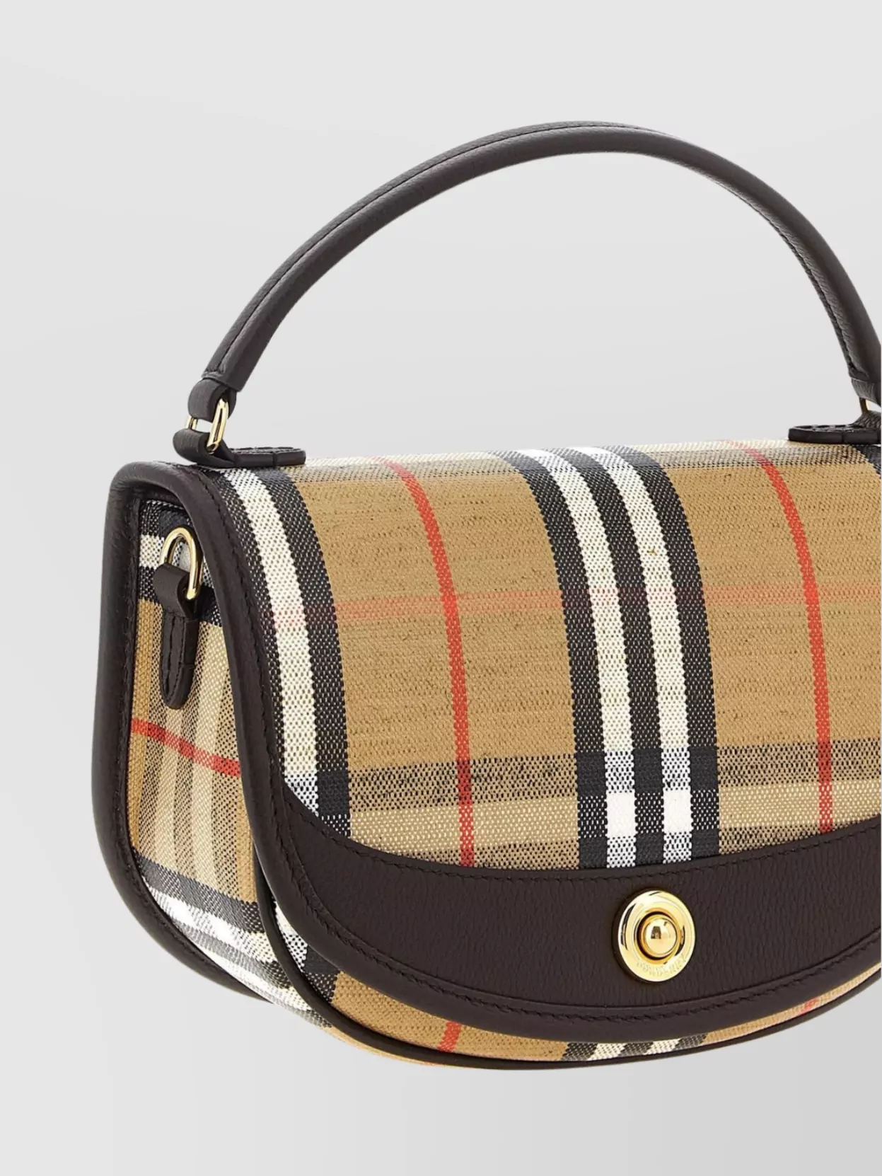 Burberry Top Handle Shoulder Bag With Adjustable Strap