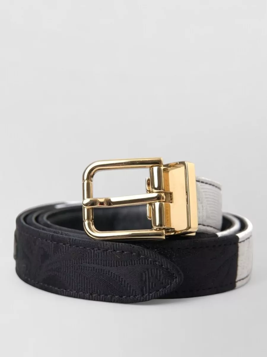 Dolce&Gabbana reversible patchwork leather belt