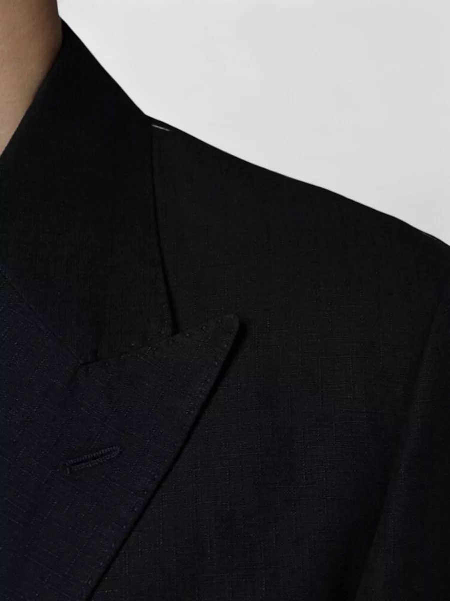 Dolce&Gabbana Linen Cotton Double-Breasted Blazer