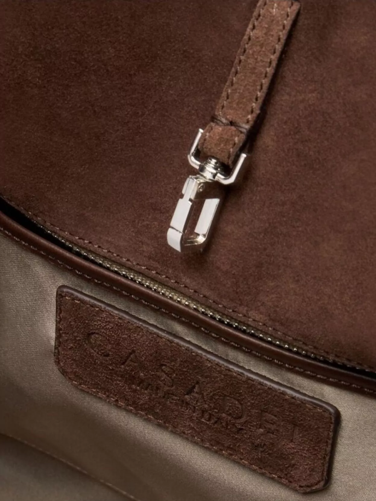 Casadei Stylish Suede Shoulder Bags With Top Handle In Brown