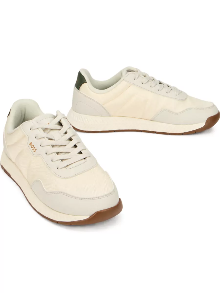 Boss Calfskin Low-Top Sneakers