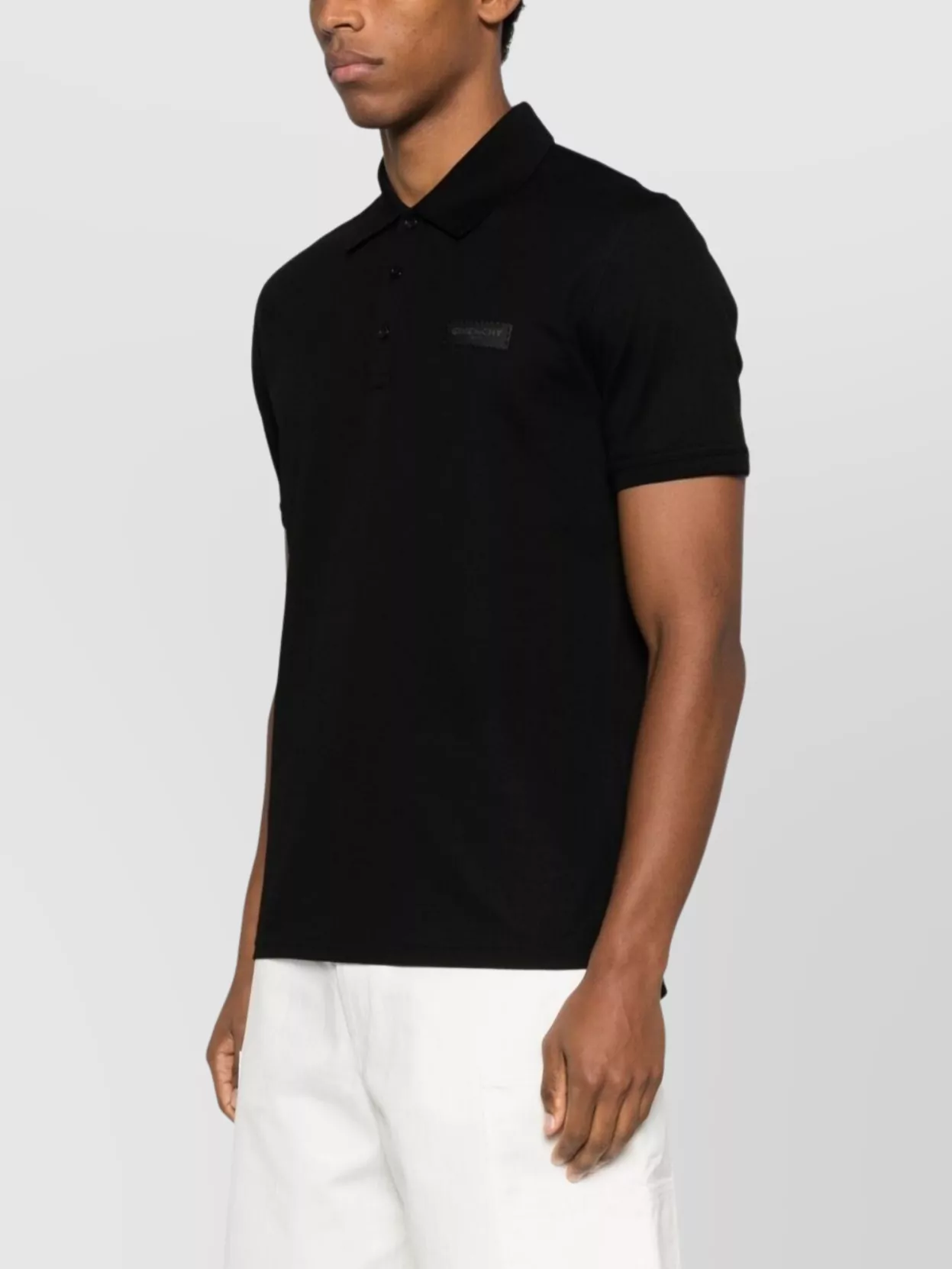 Givenchy Short Sleeve Polo Shirt Featuring Collar
