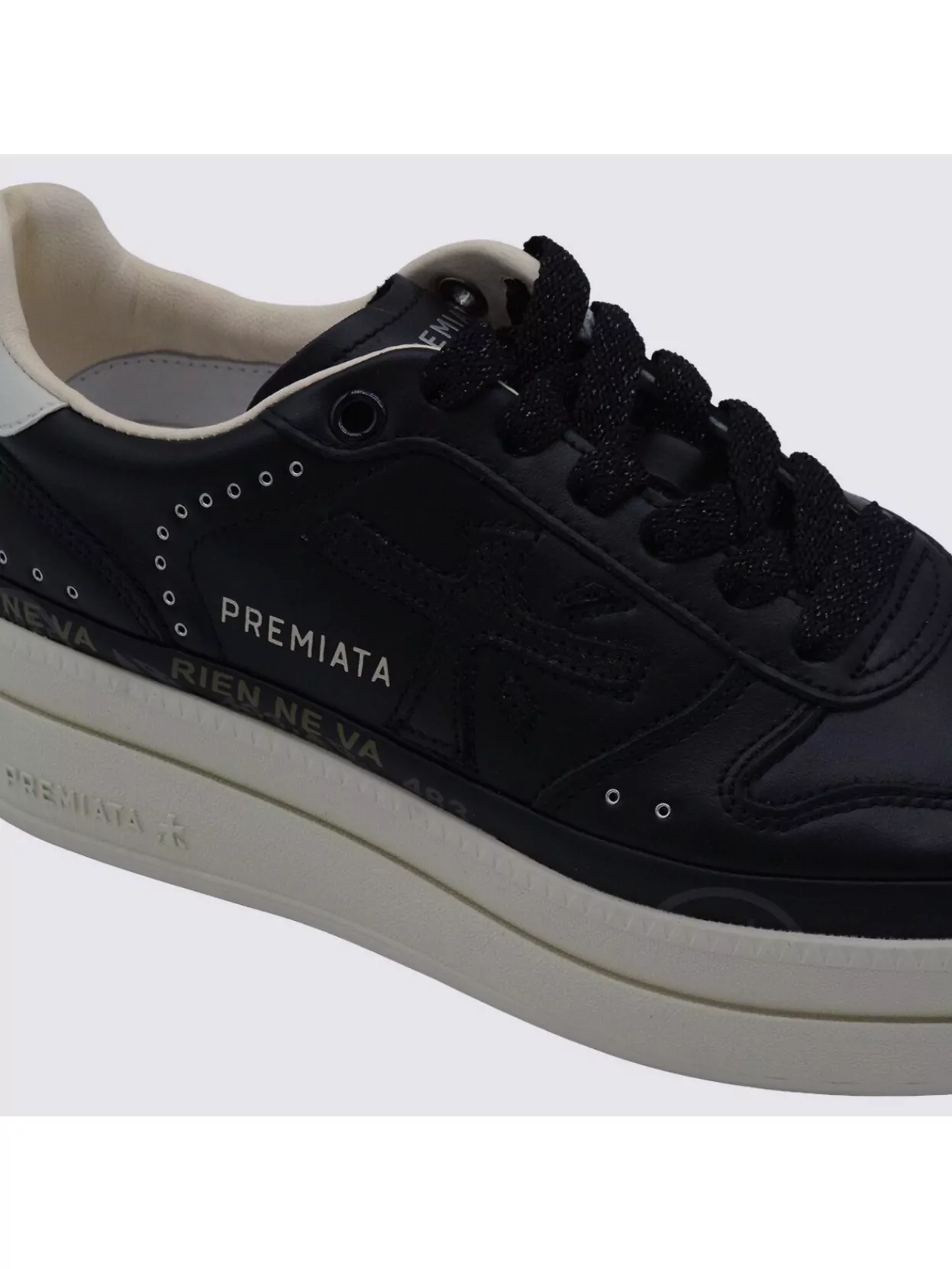 Premiata Stylish Low Top Sneakers With Platform Sole