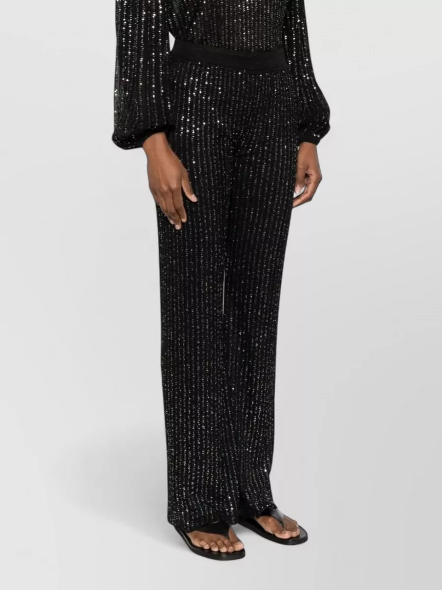 Missoni High Waist Sequin Wide Leg Trousers