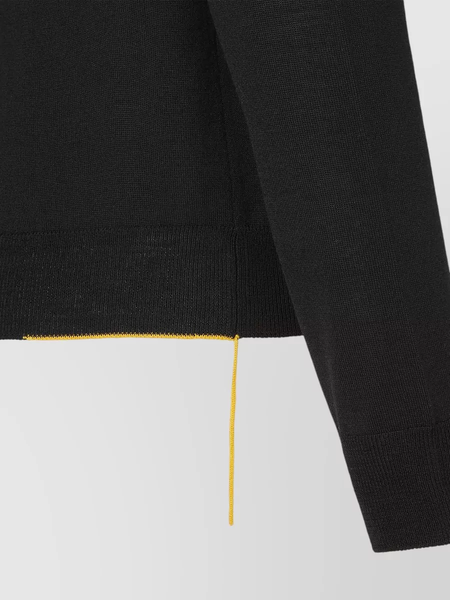 Fendi Wool Slim-Fit V-Neck Sweater