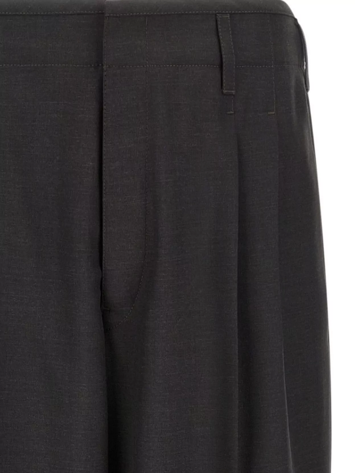 Lemaire Tailored Trousers With Pleats And Pockets