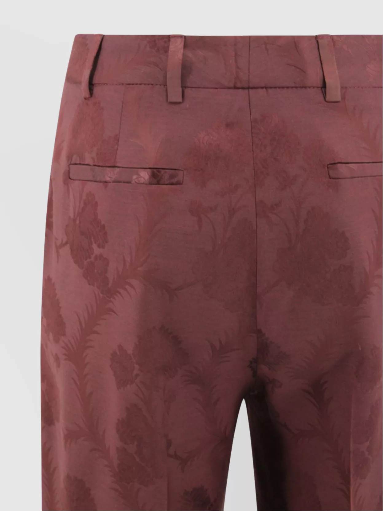 Etro Floral Pattern Trousers Featuring Pockets